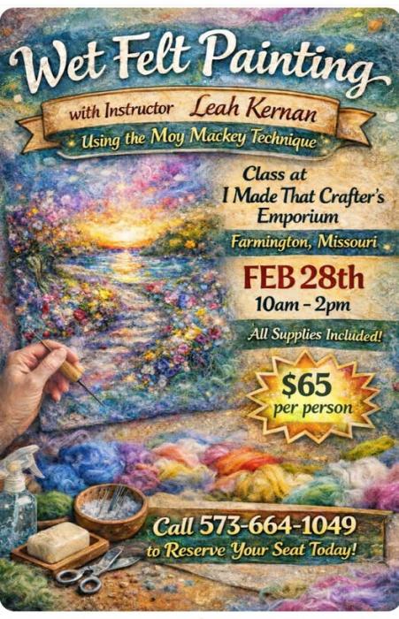 What is Wet Felt Painting?